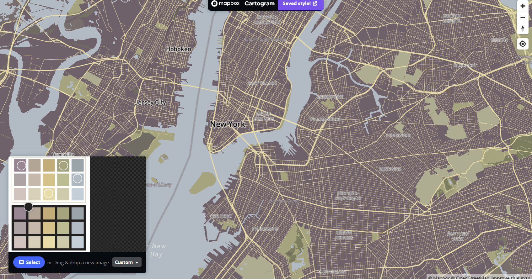 For the bivariate mapping, I followed the fourth tutorial in module 2. As instructed, I used the palette provided in the class folder.