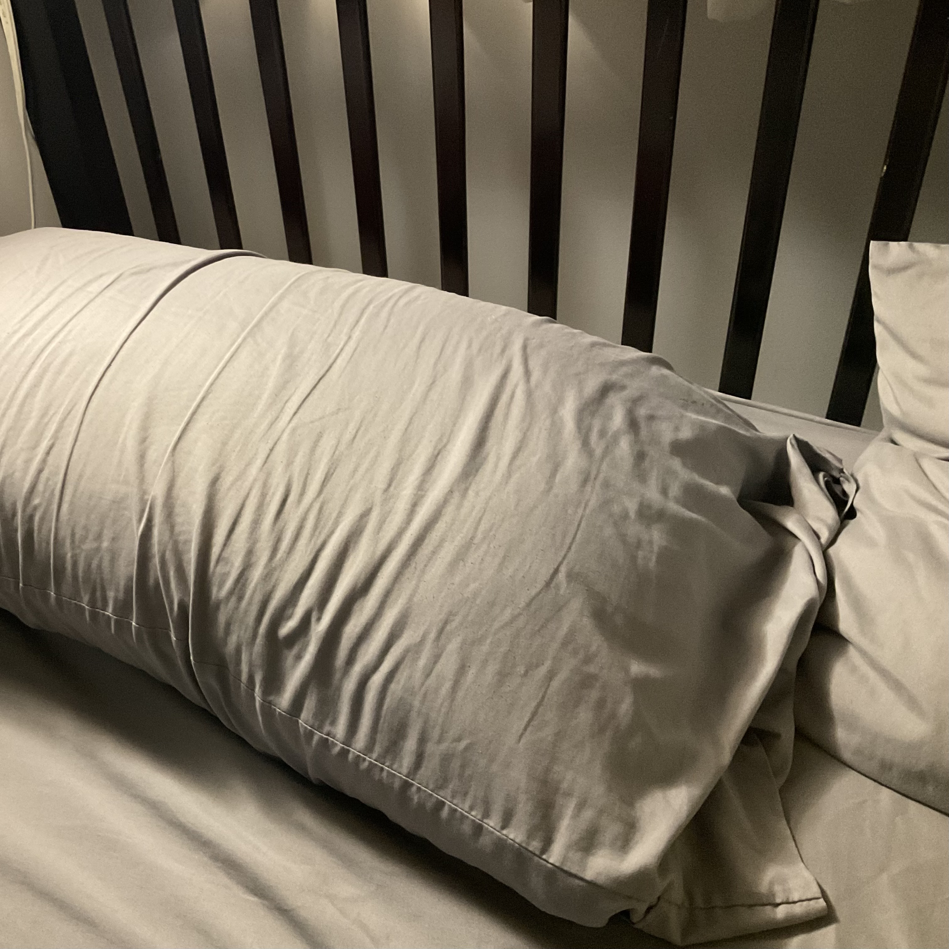 A pillow I use for sleeping. 